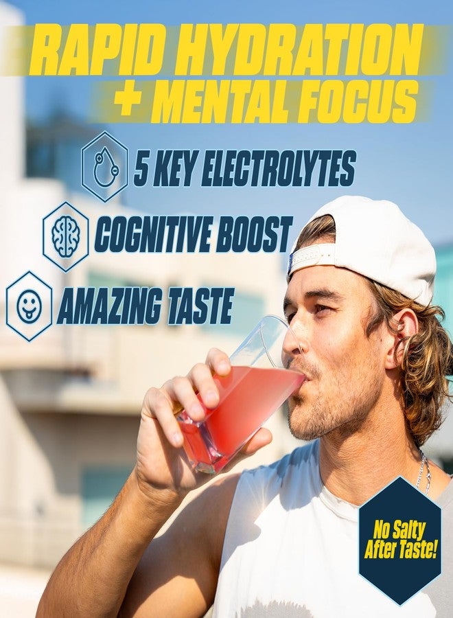 G Fuel Electrolytes Powder for Instant Hydration and Focus | Sugar Free Electrolytes Variety Pack of Lemon, Orange, Peach, Strawberry, Nootropic Drink Mixes to Sharpen Mental Focus, 12 Servings - Image 3